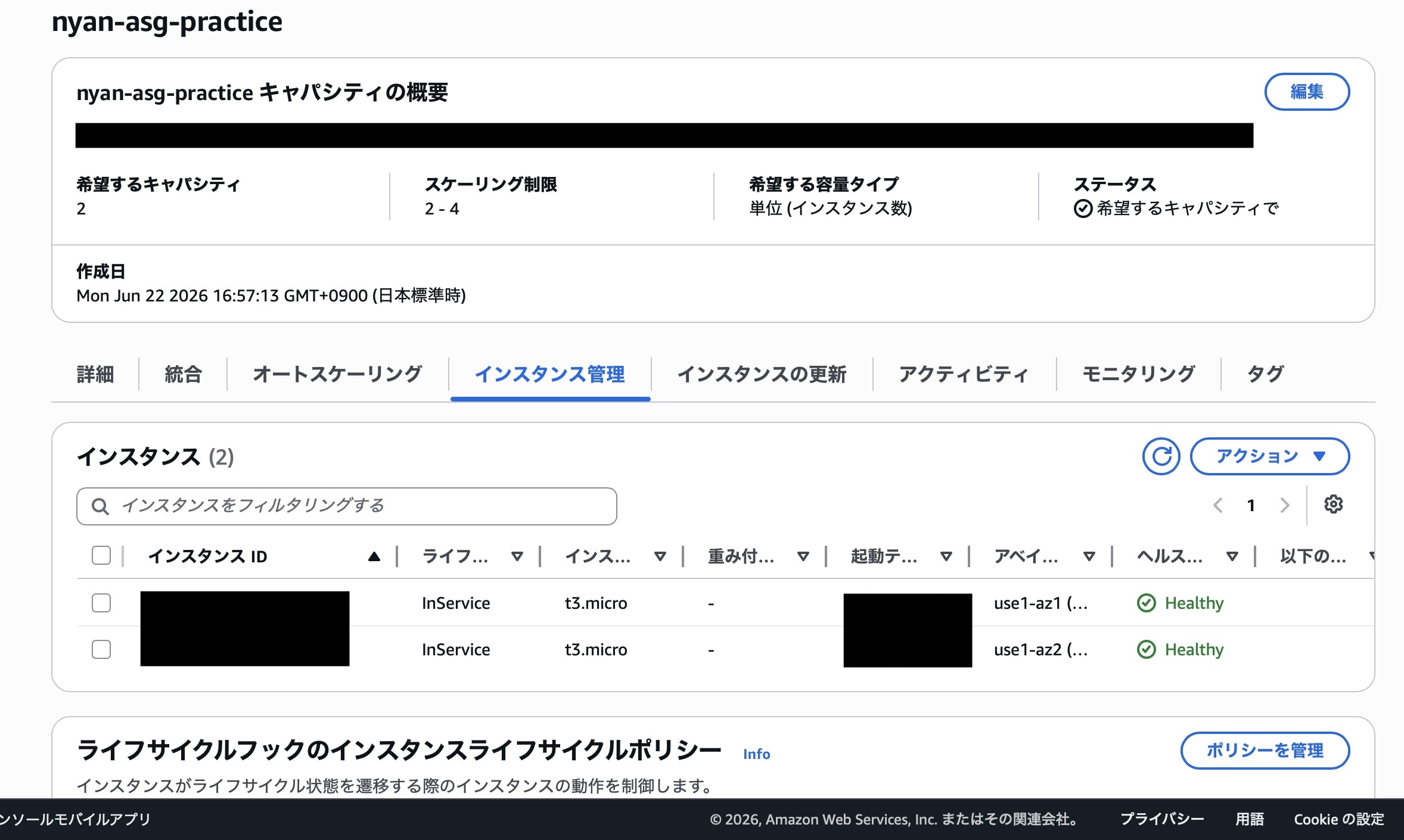 Auto Scaling Group